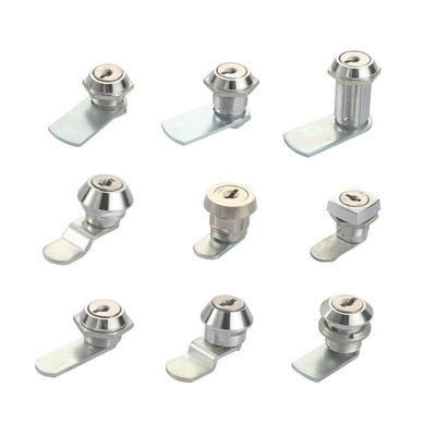 Metal Nickel Plated Quarter Turn Lock Zinc Alloy Furniture Cam Lock